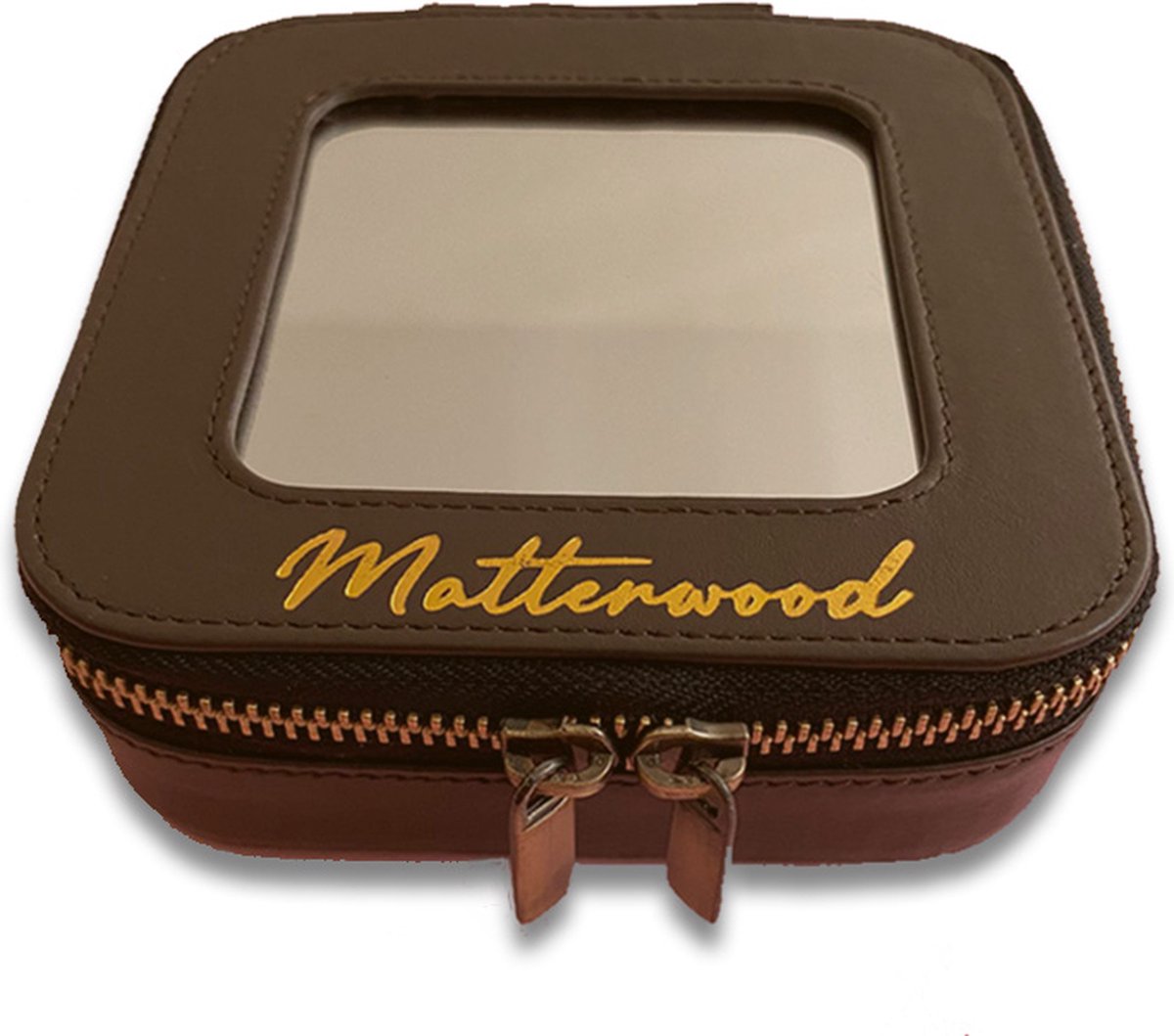 Matterwood - 100% leren luxe sieradendoos - sieradendoos - juwelendoos - sieradenbox - juwelendoosje - sieradendoosje - jewellery box - reis sieradendoos