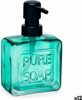 Zeepdispenser Pure Soap 250 ml Kristal Groen Plastic (12 Stuks)