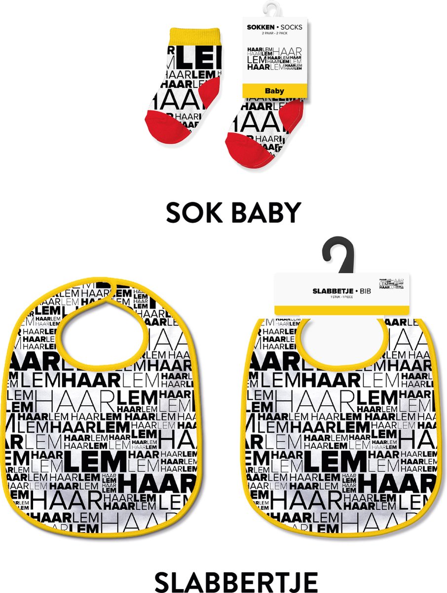 Slabbetjes en sokken met tekst - Baby cadeautjes en kraamcadeautjes - Haarlem