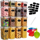Set van 5x keuken voorraadbussen/potten glas 0.50/0.75/1.0/1.5/2.0 Liter inhoud bestellen voor € 29.96 bij het Set van 5x keuken voorraadbussen/potten glas 0.50/0.75/1.0/1.5/2.0 Liter inhoud bestellen voor € 29.96 bij het