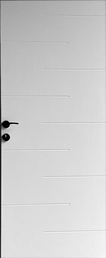 Bas de porte intérieur blanc moderne 83 x 201,5 cm avec accessoires | bol