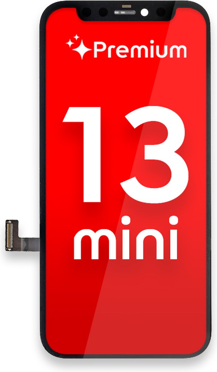 Voor iPhone 13 Mini LCD Display + Touchscreen - Premium Kwaliteit - Zwart - Vervang Scherm - Scherm - Beelscherm - touchscreen - WebDigitaal