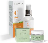 (Basis bundel) Oliva Face Cream & Vit C en Retinol Serum - moisturizer - skincare - dagcreme - nachtcreme - gezichtsverzorging - vitamine c - gezichtscreme