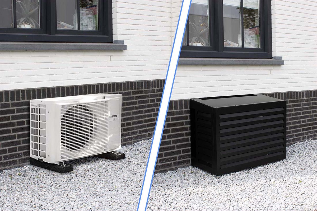 Nedco airco omkasting, alles in 1 model zwart groot – foto 3
