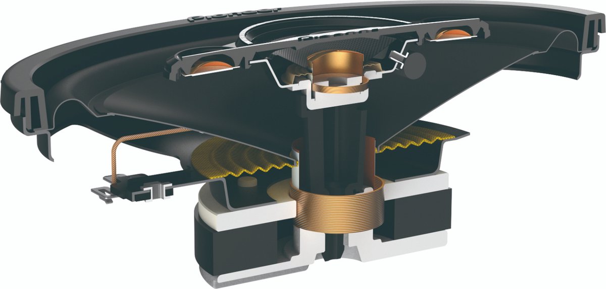 Pioneer TS-A4671F - Autospeakers - 4" x 6" inch (10 x 15 cm) - 4-wegs coaxiaal - 210 W – foto 3