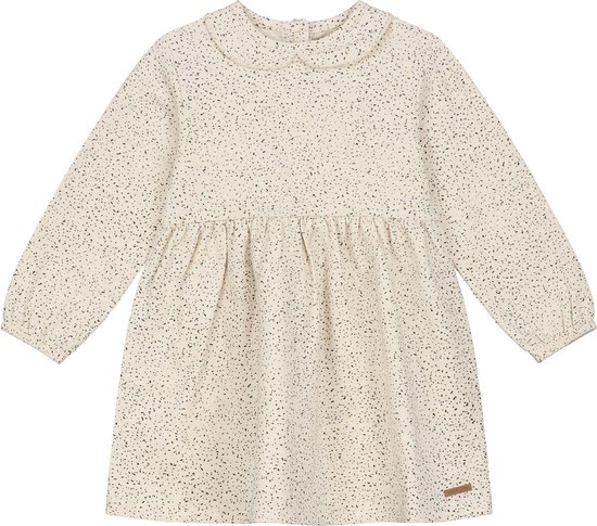 Prenatal baby jurk Meisjes kleding Light Brown Melange Maat 56 bol
