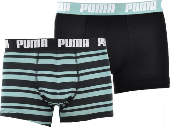 Puma - Heritage Stripe Boxer 2P - Heren Ondergoed-M