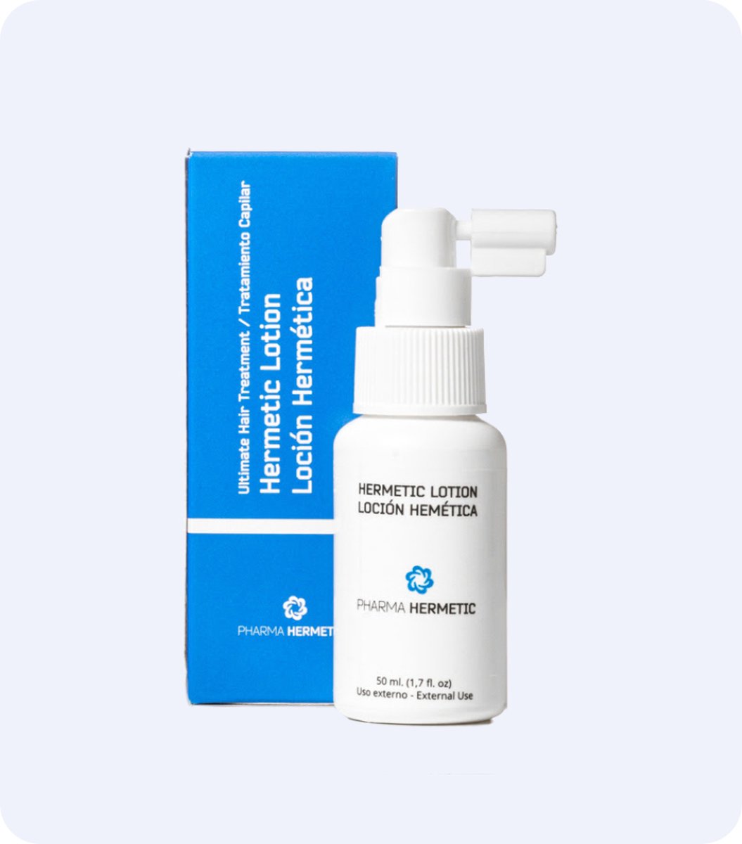 Bol.com Pharma Hermetic - Anti-haaruitval & intensieve haargroei kuur - Hermetic Lotion - SP55 - Hair Recovery Program aanbieding