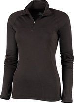 NOMAD® Rough Zip-Neck Thermo Control dames Shirt | S | Merinowol & Polyester | Superieure isolatie | Zacht & Comfortabel