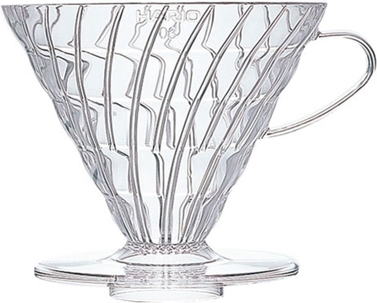 Hario V60-03 Kunststof Dripper (Transparant)