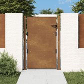 The Living Store Tuinpoort Cortenstaal - 105x130 cm - Afsluitbaar