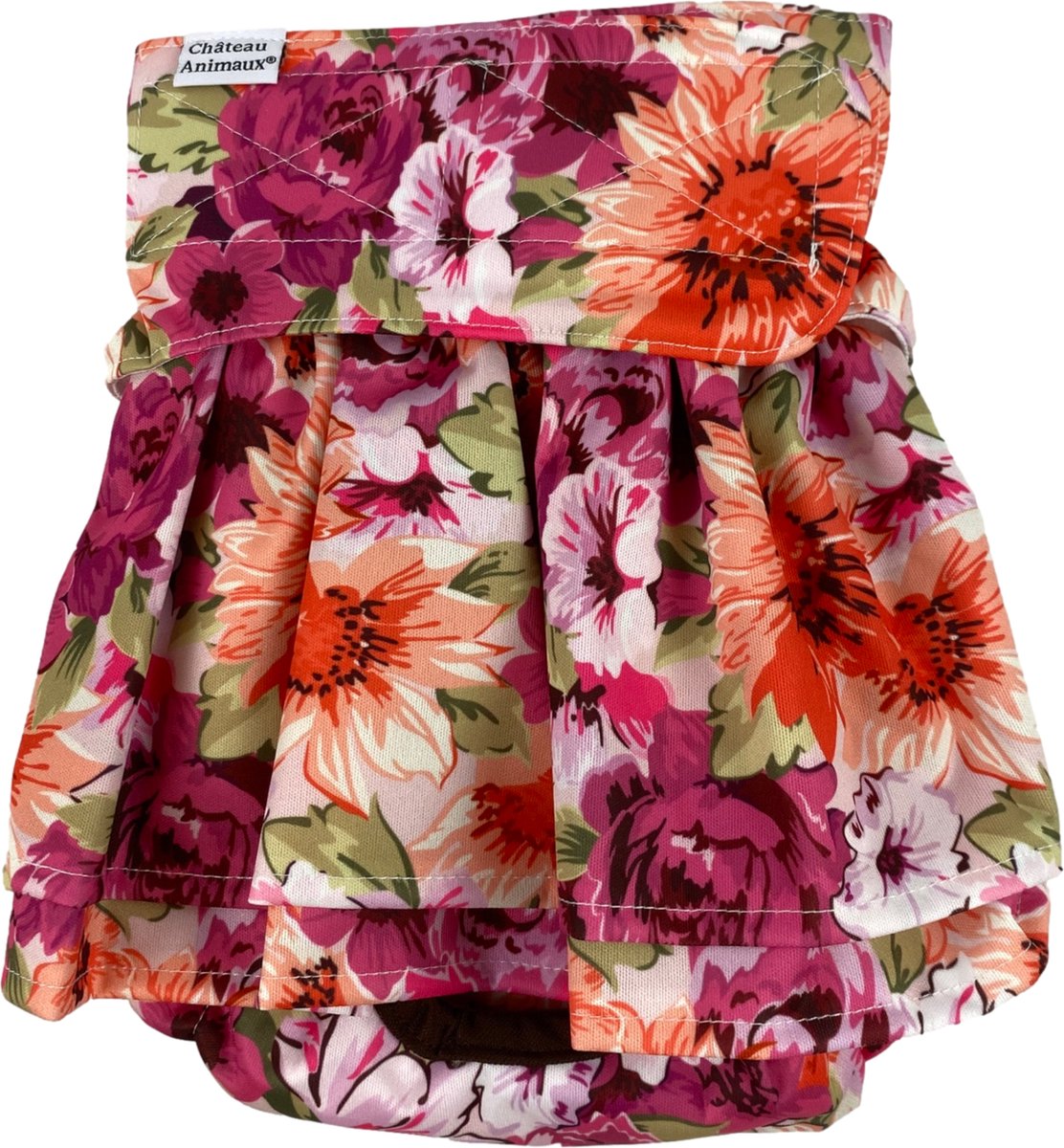 Château Animaux® Loopsheidbroekje Hond - XS - Hondenluier - Bloemen Rok - Wasbaar