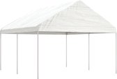 The Living Store Feesttent 4.46 x 4.08 x 3.22 m - PE - Stalen frame
