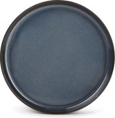 Bonbistro Plat bord 20cm donker blauw Pila (Set van 3)