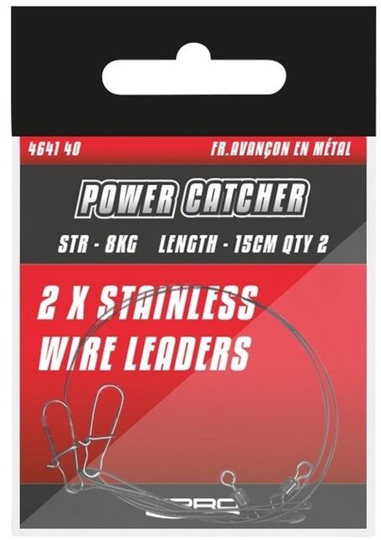 Spro Power Catcher - Stainless Wire Leaders - 12kg - 20cm - 2 Stuks - Onderlijn - Grijs van Spro — afbeelding 3