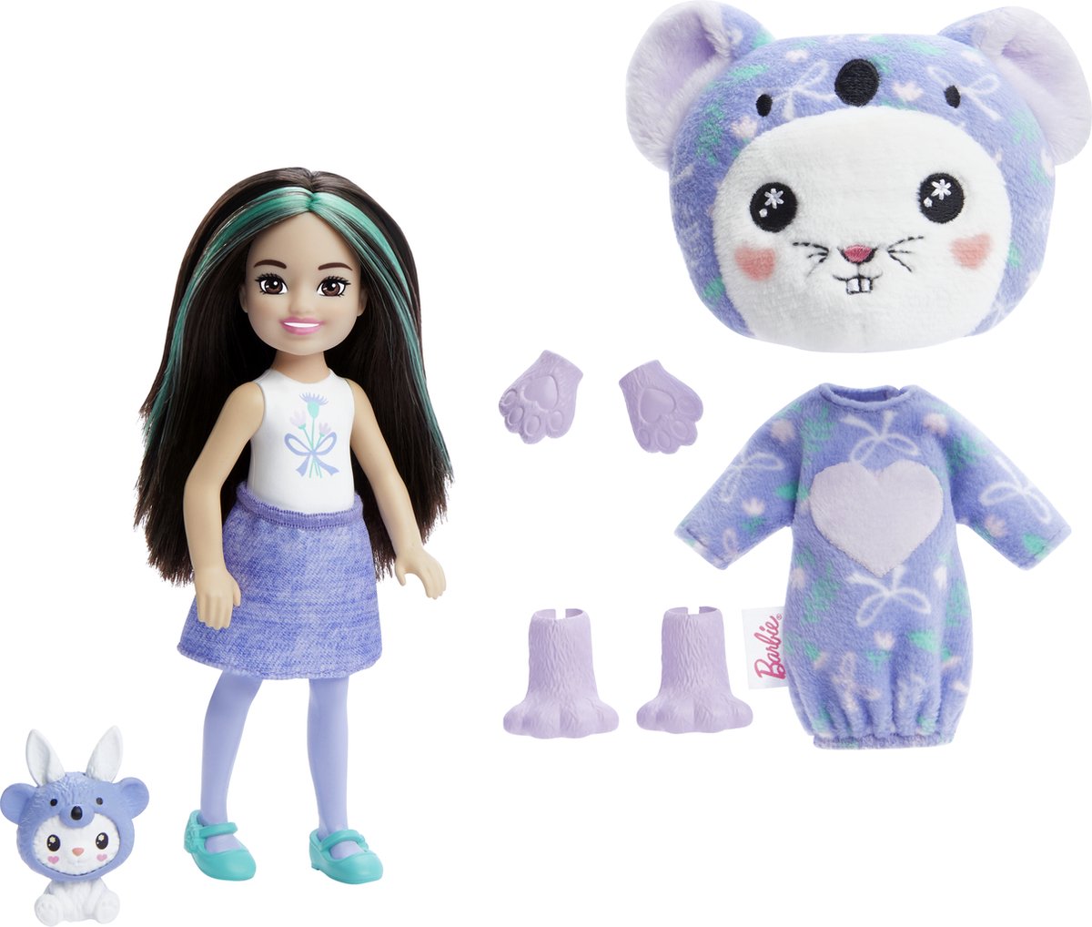 Barbie Cutie Reveal Pop - 139 cm - Konijn Koala - Barbiepop