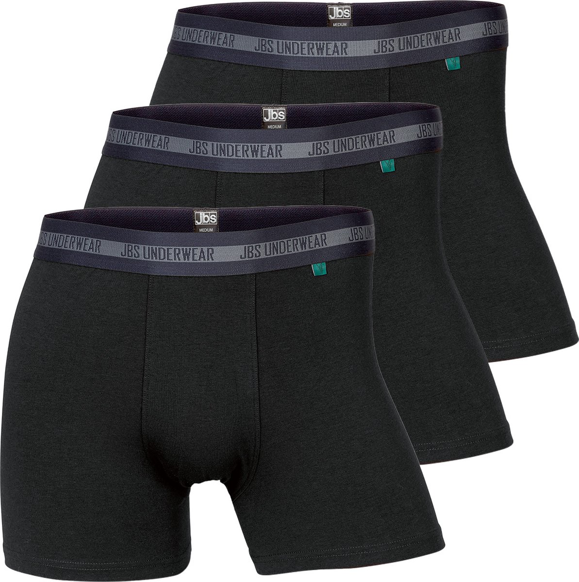 JBS Heren lang short / pant 3 pack Bamboo