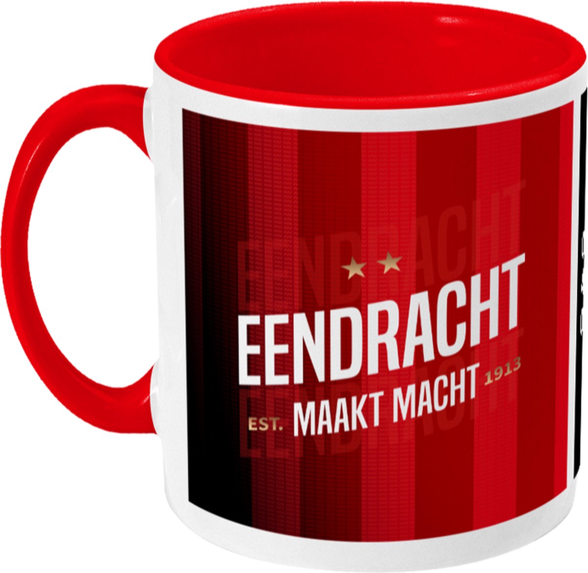 PSV Mok - Eendracht Maakt Macht 2 - Koffiemok - Eindhoven - 040 - Voetbal - Beker - Koffiebeker - Theemok - Rood - Limited Edition