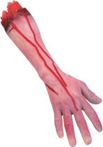Rubies Halloween/horror nep afgehakte lichaamsdelen - bebloede arm - 30 x 10 cm - decoraties