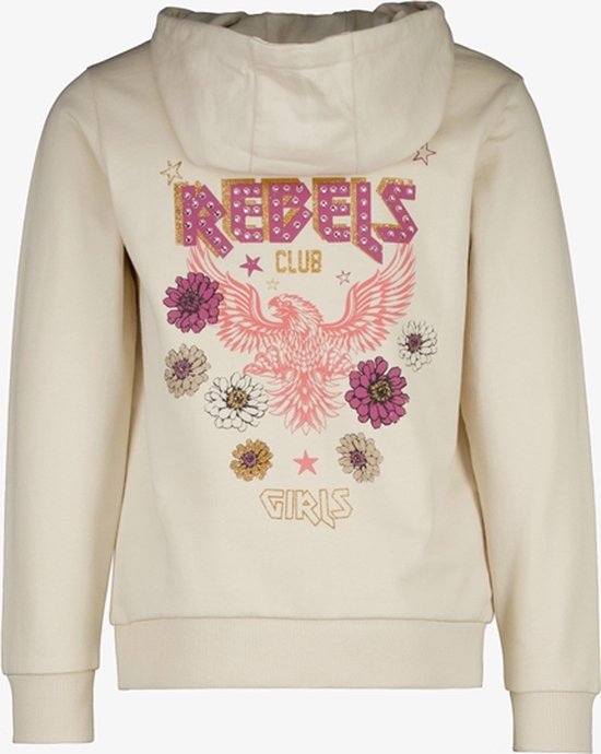TwoDay meisjes hoodie met backprint Wit Maat 146 152 bol