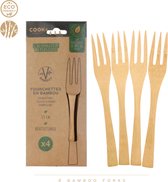 Fourchettes en Bamboe Cook Concept | 4 Pièces | 15 cm