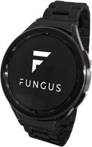 Fungus - Smartwatch bandje - Geschikt voor Samsung Galaxy Watch 6, Watch 5 (Pro), Watch 4 - Metaal - Chique - Zwart