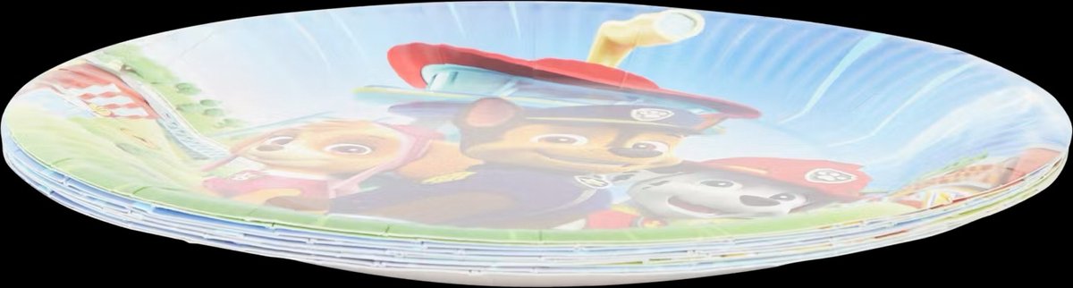 Papieren bordjes Paw Patrol kartonnen bordjes - 10 stuks