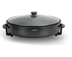 Swiss Pro+ | Multifunctional pizzapan/kippiepan XXL SP-PP42- Electrisch 42cm- Extra Large