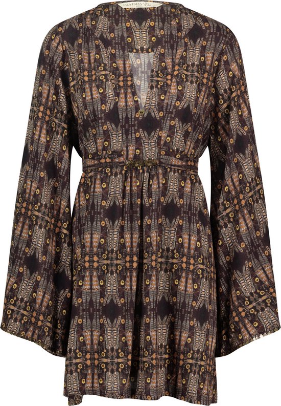 isla ibiza bonita robe tribus d'automne robe courte