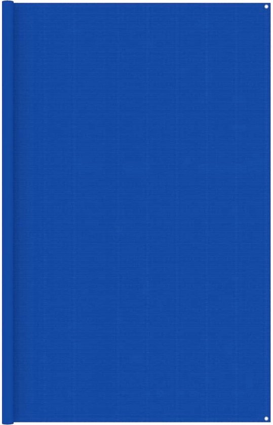 The Living Store Tenttapijt - Blauw - 300 x 600 cm - Waterdoorlatend en ademend - Gemakkelijk schoon te maken - Geïntegreerde oogjes - Snijbaar