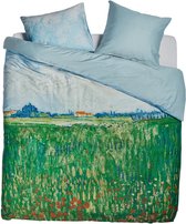 Beddinghouse x Van Gogh Museum Field with Poppies Housse de couette - Lits jumeaux - 240x200 / 220 cm - Vert