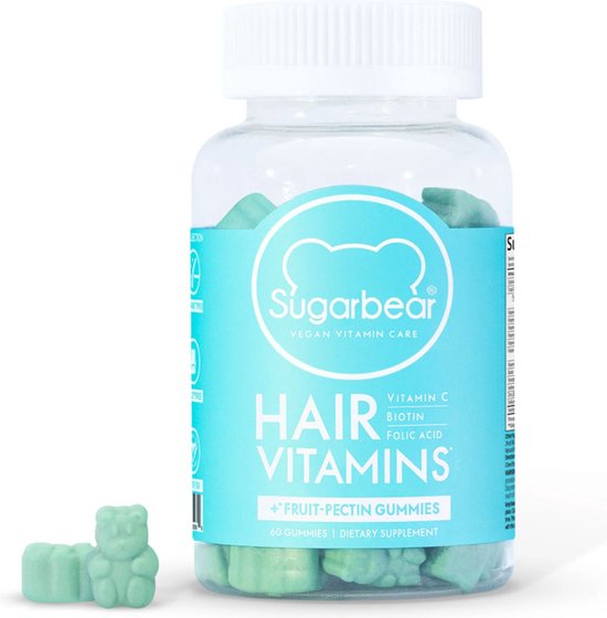 Foto: Sugar bear hair vitamins voedingssupplement 74 gummies