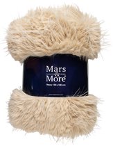 Mars & More Plaid teddy langhaar pluk beige 130x180cm