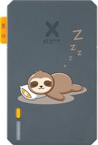 Xtorm Powerbank 5.000mAh Blauw - Design - Sleeping Sloth - USB-C poort - Lichtgewicht / Reisformaat - Geschikt voor iPhone en Samsung