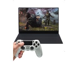 Pora&Co - IPS Portable Game Monitor - Beeldscherm 18.5 Inch - HDMI & USB-C - Full HD - Computerscherm - Draagbare Monitor