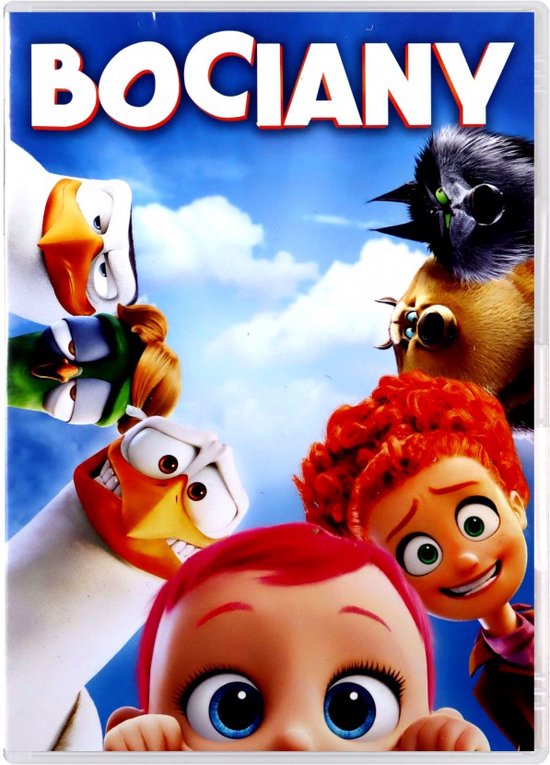 rare* AUTOCOLLANT DE FENÊTRE film STORKS Andy Samberg Kelsey Grammer