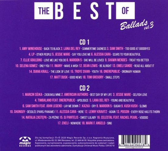 The Best Of Ballads Vol. 3 [2CD] - Amy Winehouse