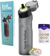 Bol.com Scent Sation Geurfles Air Starterskit - Dark Black - Inclusief 2 pods - Up drinkfles - Hydraterend - Geurwater - Vegan -... aanbieding