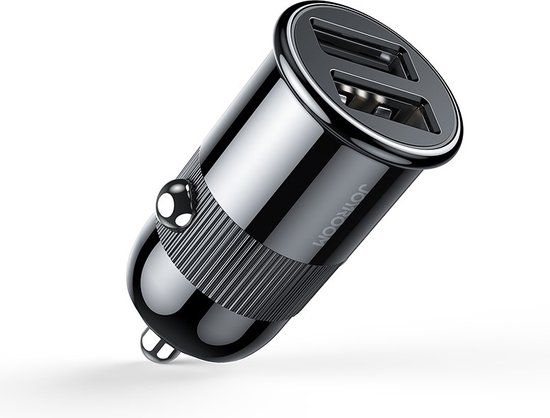 Auto oplader met 2 USB poorten – 3.1A – Snellader – Geschikt voor iPhone/ Samsung/ Huawei/ Oppo/ Xiaomi – Autolader adapter