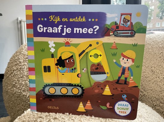 Deltas 'Kijk en Ontdek, Graaf Je Mee?' Kinderboek 0580726 - cover