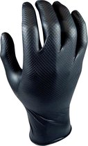 M-Safe Nitril Grippaz handschoenen 246BK - Zwart - Maat L - 50 stuks