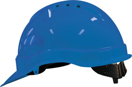 Industriële Helm, Blauwe Veiligheid Harde Hoed Anti Smashing Veiligheidshelm Verstelbare Helm met Reflecterende Streep voor Bouwplaatsen Power Engineering Industriële Helm, Blauwe Veiligheid Harde Hoed Anti Smashing Veiligheidshelm Verstelbare Helm met Reflecterende Streep voor Bouwplaatsen Power Engineering