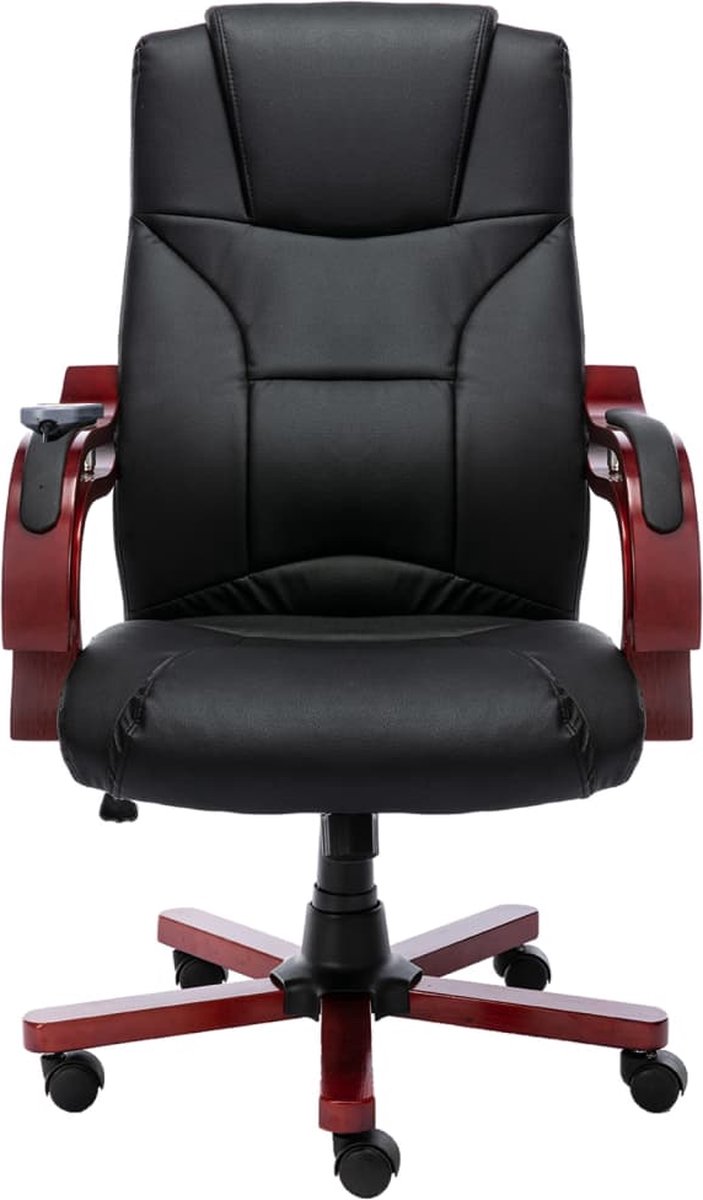 Fauteuil de bureau Cuir Rouge Massant et Chauffant