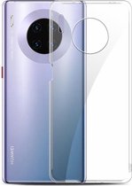 Shop4 - Geschikt voor Huawei Mate 30 Pro Hoesje - Zachte Back Case Transparant