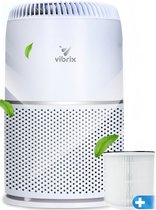 Vibrix Vortex20 luchtreiniger - Geschikt voor 1 m² tot wel 70 m² - Automatische stand + 6-in-1 filtersysteem - Luchtkwaliteitsindicator - Ionisator - Luchtfilter - Air purifier met HEPA-filter - Kerstcadeau