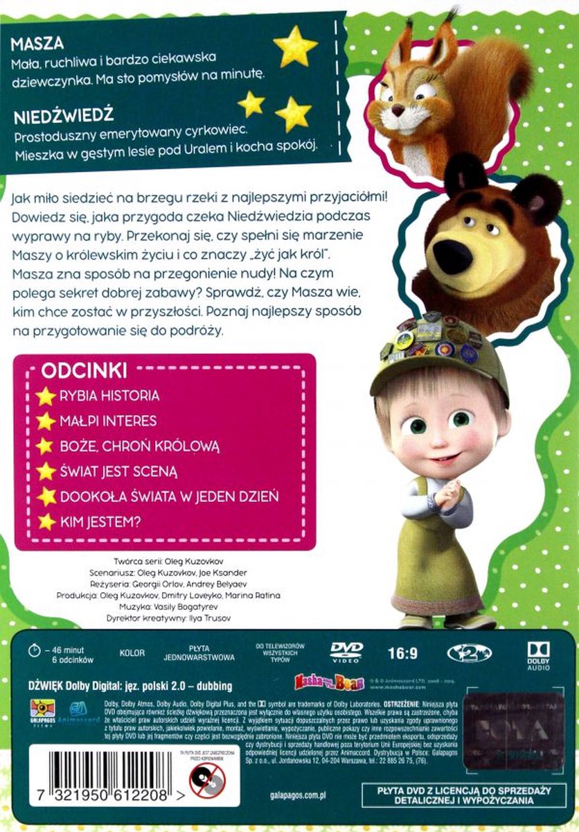 Masha et Michka [DVD] (DVD), Alina Kukushkina | DVD | bol