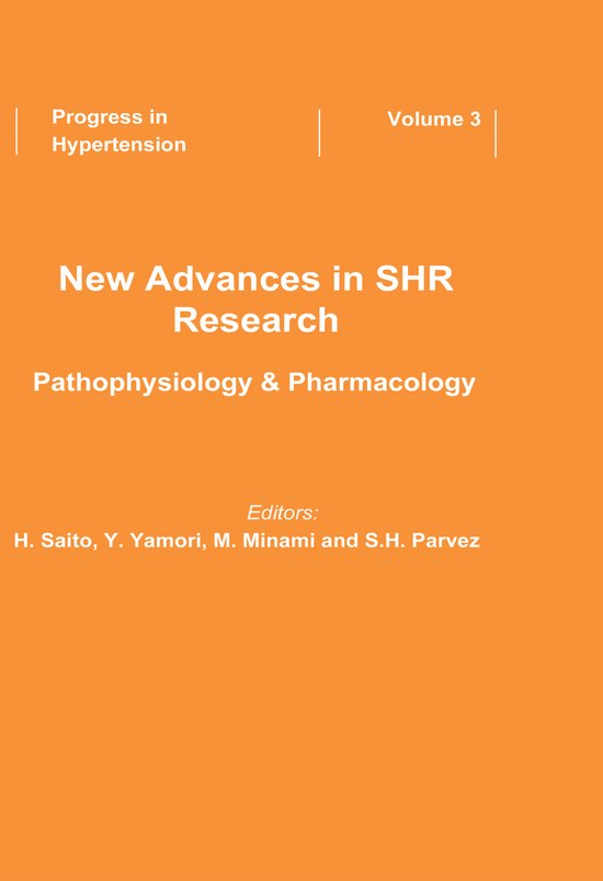 New Advances in SHR Research - Pathophysiology & Pharmacolog ... - cover