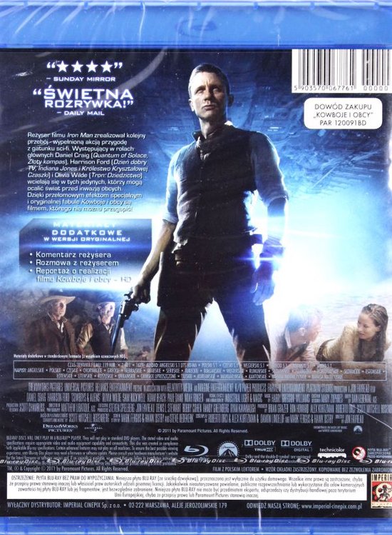 Cowboys & envahisseurs [Blu-Ray]