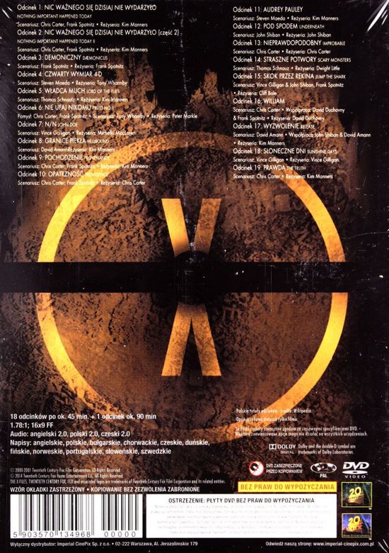 The X Files [5DVD] (Dvd), James McDonnell | Dvd's | bol