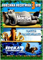 Family Fun Pakiet: Horton Słyszy Ktosia / Epoka Lodowcowa / Epoka Lodowcowa 2: Odwilż [BOX] [3DVD]